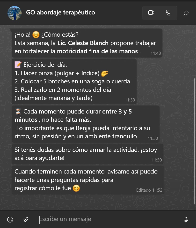 HOLA, PADRES DE BENJA